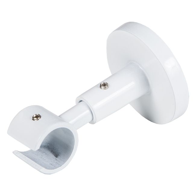 Wspornik sufitowy pojedynczy biały 19 mm