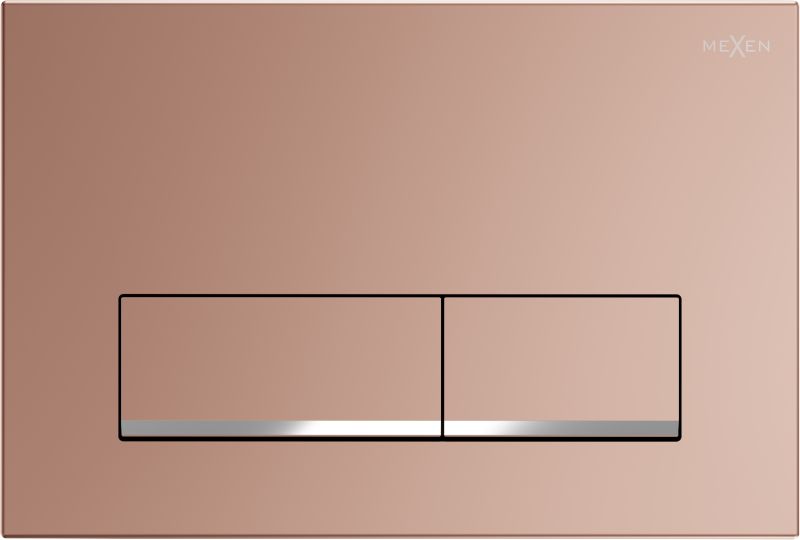 Przycisk spłukujący Mexen Fenix 12 różowe złoto 1 szt.