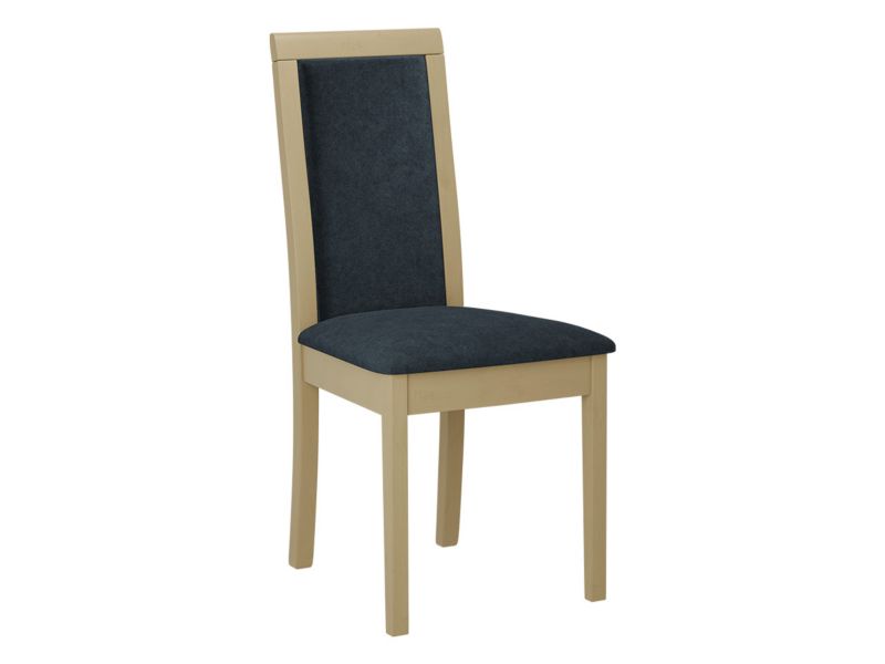 Krzesło MIRJAN 24 tapicerowane Roma IV dąb sonoma/niebieskoszary aksamit 1 szt.