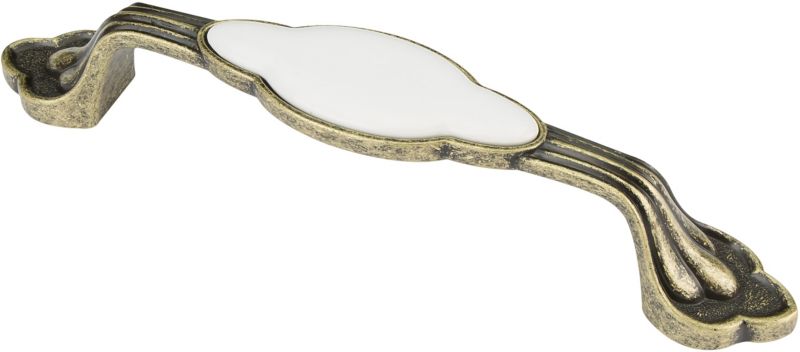 Uchwyt Schaffner Lesbos 128 mm stare złoto biały