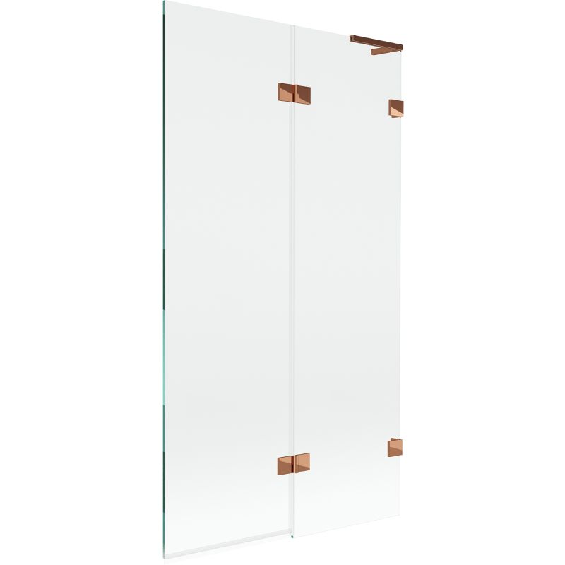 Parawan nawannowy dwuskrzydłowy Mexen Lunar L różowe złoto 100x150 cm 1 szt