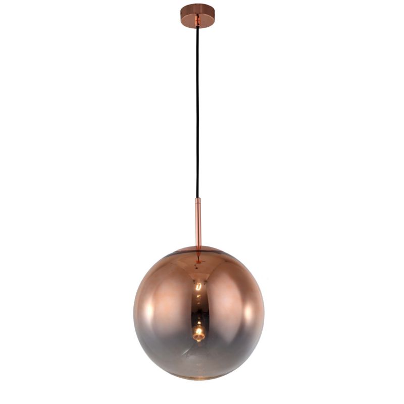 Lampa sufitowa wisząca Light Prestige Palla 0287 złoto-miedziana szerokość 30 cm 1xE27 x 40W 1 szt.