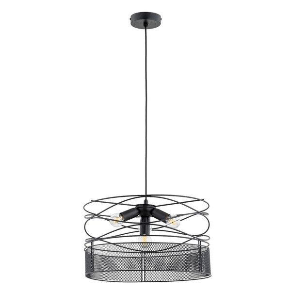 Lampa wisząca Alfa Diuk 2271 czarna industrialna 4xE27 x 15W 1 szt.