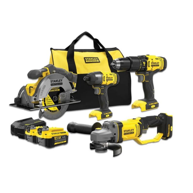 Zestaw elektronarzędzi 18V Stanley FatMax V20 SFMCK469M2 2x4.0Ah 1kpl.