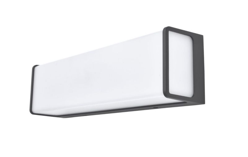 Kinkiet ścienny zewnętrzny Lutec Doblo szaro-biały LED 34W 4000K 2200lm IP54 wym: 10 x 35 x 8 cm aluminium - 1 szt.