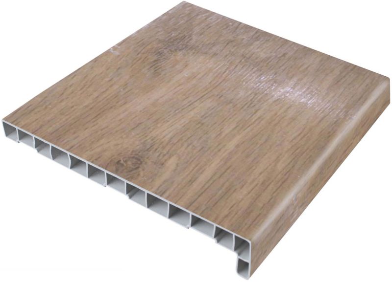 Parapet wewnętrzny PCV Geom 25 x 186 cm dąb winchester