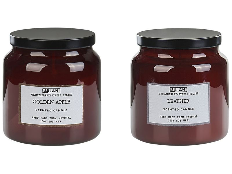 Zestaw 2 świeczek zapachowych Absolute alchemy Wosk sojowy Nuty owocowe Świeże nuty 1 par.