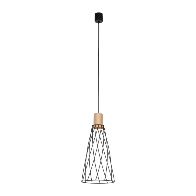 Lampa wisząca TK-Lighting Modesto drewno Sosna druciak - 1szt.