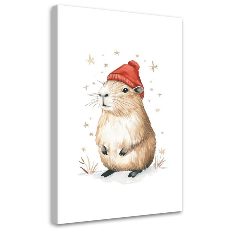 Obraz do pokoju dziecięcego Feeby Kapibara Zwięrzeta 60x90cm 1szt