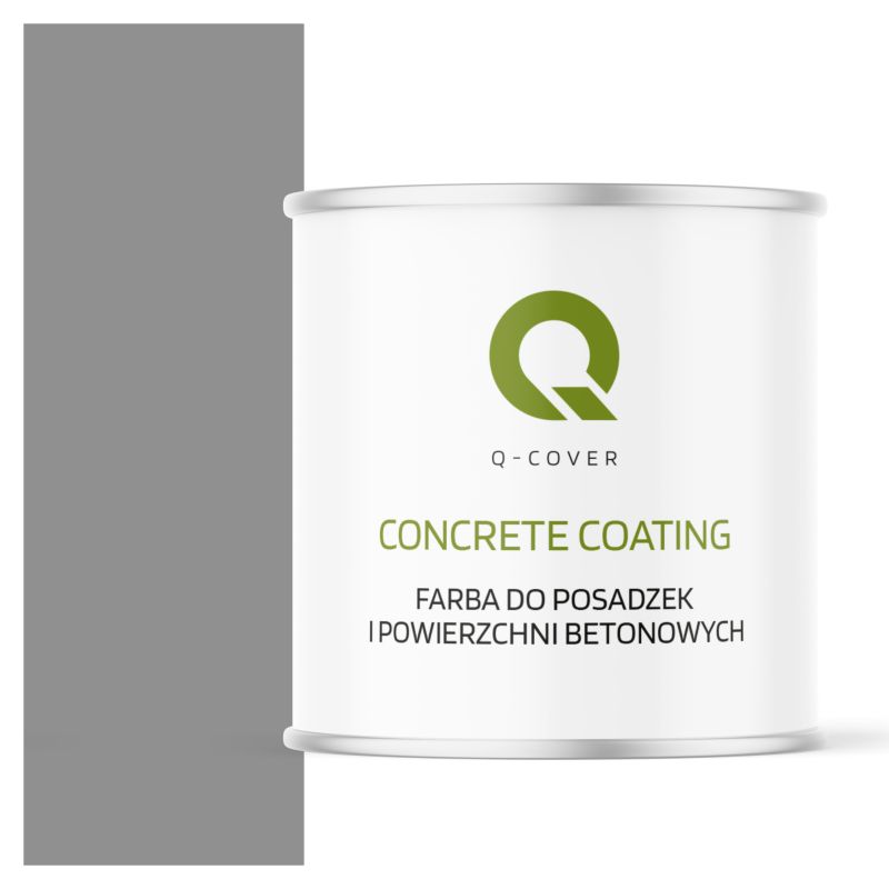 Farba do Posadzek i Powierzchni Betonowych Q-Cover Szary RAL7045 2.5L