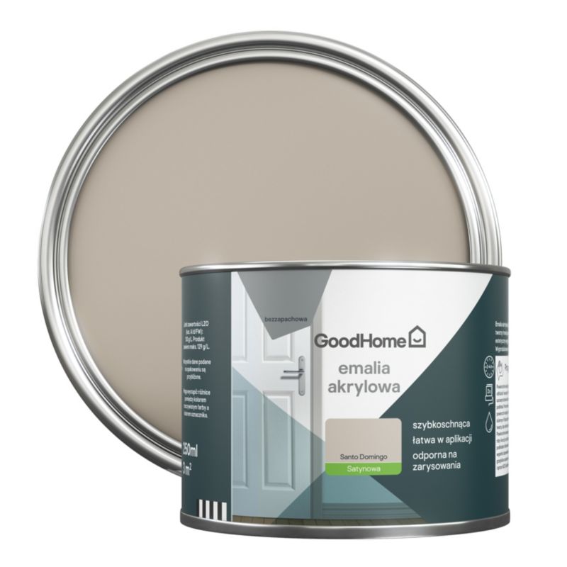 Emalia akrylowa plamoodporna GoodHome santo domingo 0,25 l
