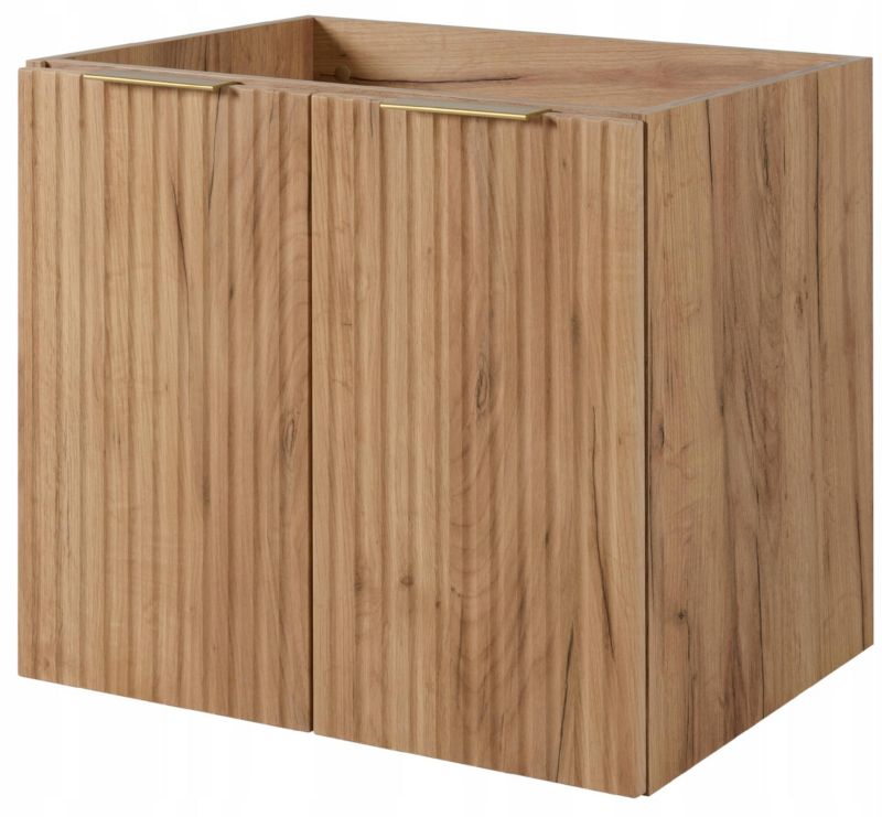 Szafka łazienkowa Furnidea 60 cm wisząca pod umywalkę dąb craft Flow 1 szt.