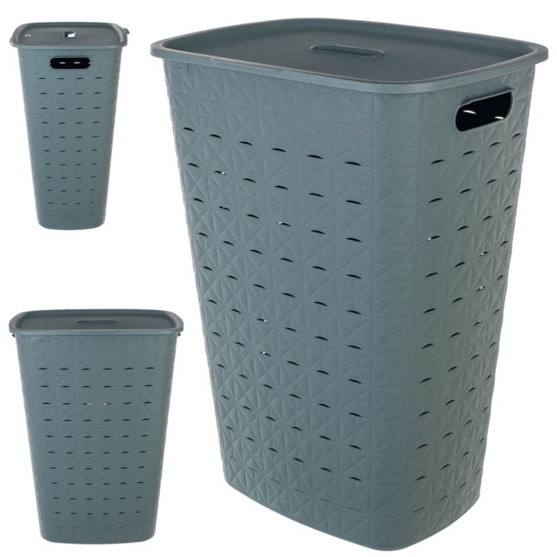 Kosz na bieliznę Curver Softex 56L turkusowy 1 szt.