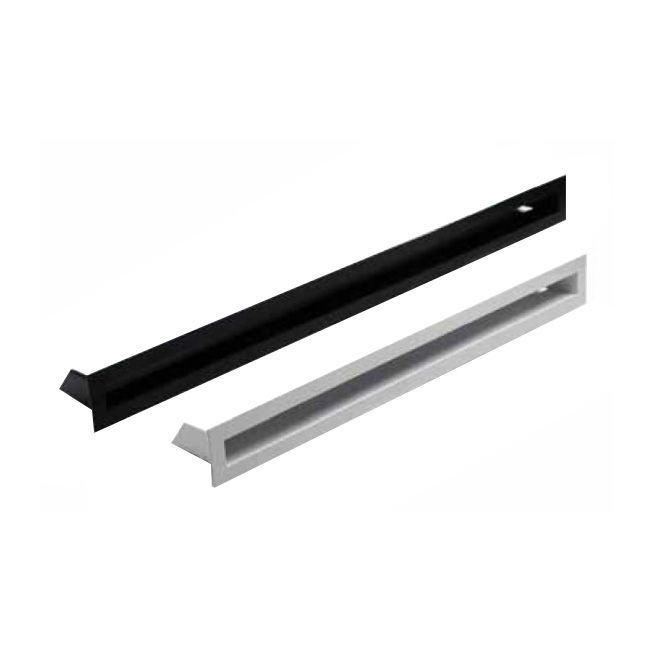 Kratka kominkowa NORDflam Aero 6 x 58 cm czarna