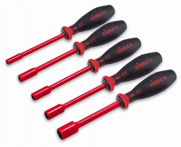 Komplet wkrętaków izolowanych Cimco nasadowych 5 szt.