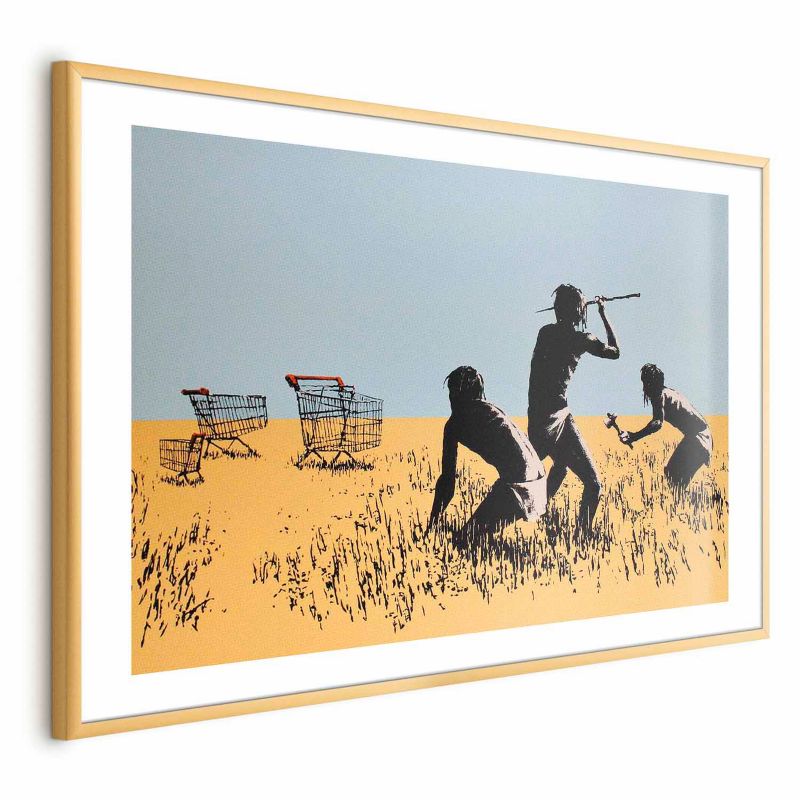 Plakat Artgeist Łowcy promocji 60x40 cm z ramą złotą 1 szt