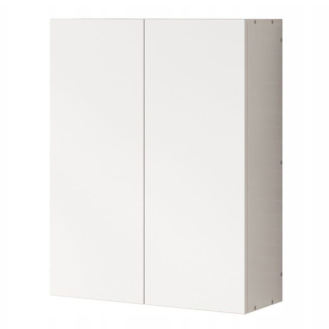 Szafka łazienkowa Rebiko wisząca biała 2-drzwiowa 3 półki 60 cm 1 szt.