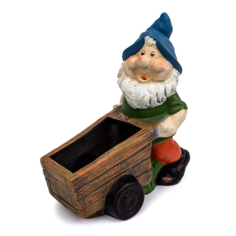 Krasnal Ogrodowy, S&Garden z Taczką 25 cm, 1 szt.