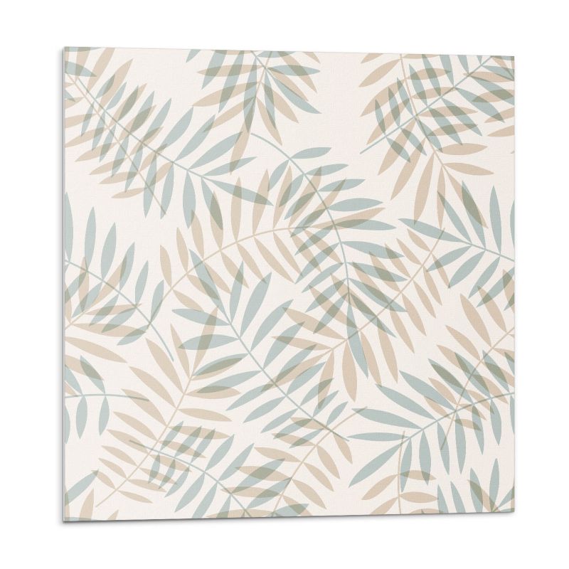 Kafelki samoprzylepne Wallfluent 50x50 cm Delikatny motyw liści 4 szt.