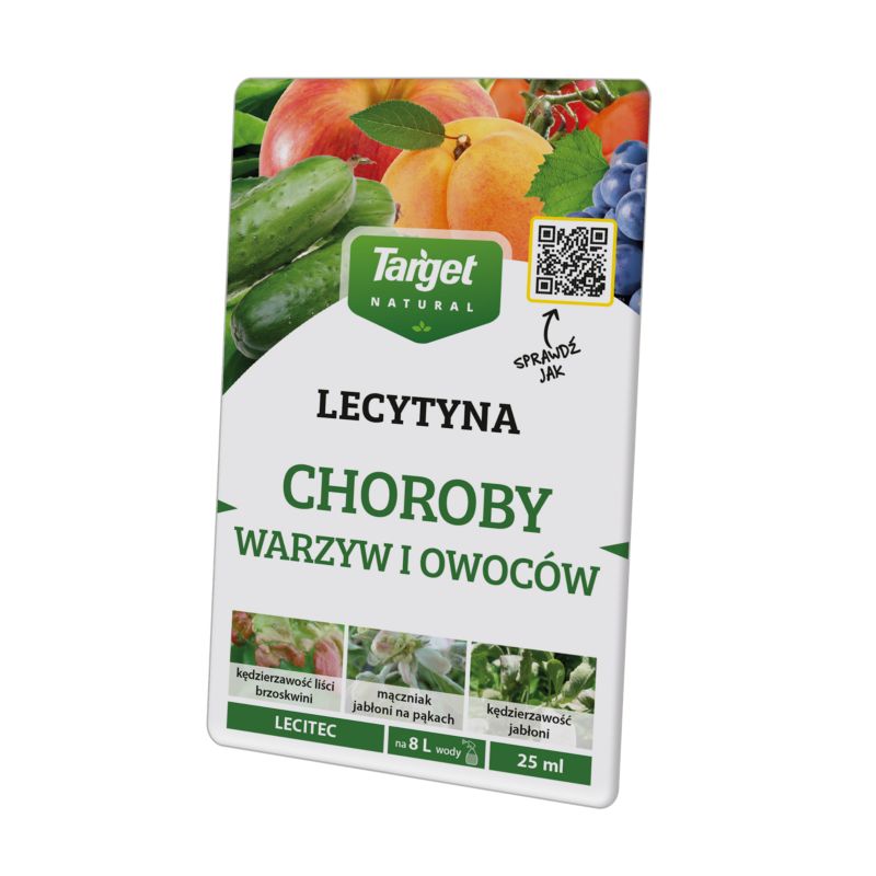 Preparat grzybobójczy Target Lecitec jabłoń, brzoskwinia 25 ml
