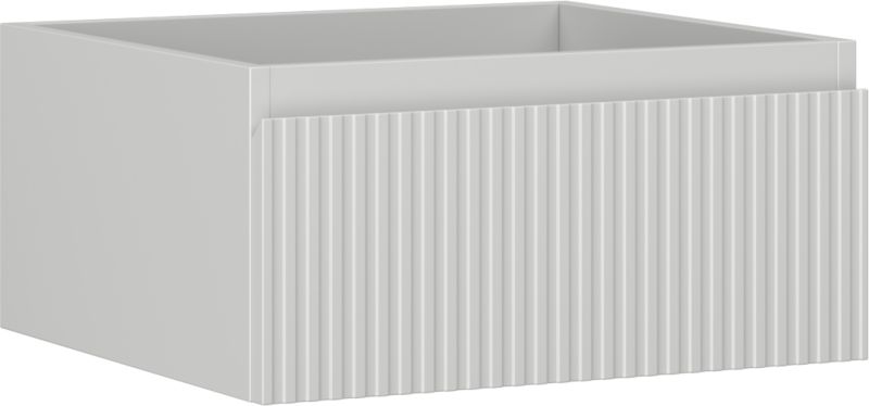 Szafka łazienkowa podumywalkowa Mexen Rivel szara mat 50x235x46 cm 1 szuflada 1 szt.