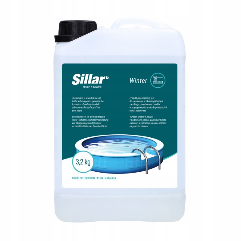 Hibernator do basenu, Sillar, środek zimujący, ochronny, przeciw osadom, w płynie, 3.2 kg, 1szt