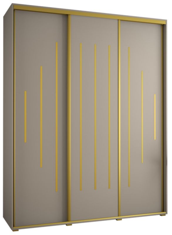 Szafa przesuwna Abiks 45 wysoka Dakota 12 200 kaszmir+kaszmir+złot 1 szt