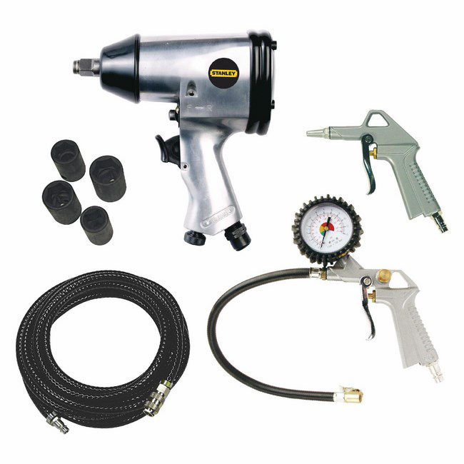 Akcesoria pneumatyczne Stanley klucz 8 części