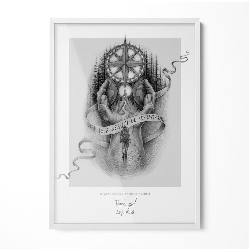 Ramka Na Zdjęcia Wallfluent 50x70 Biała Wisząca 1 szt.