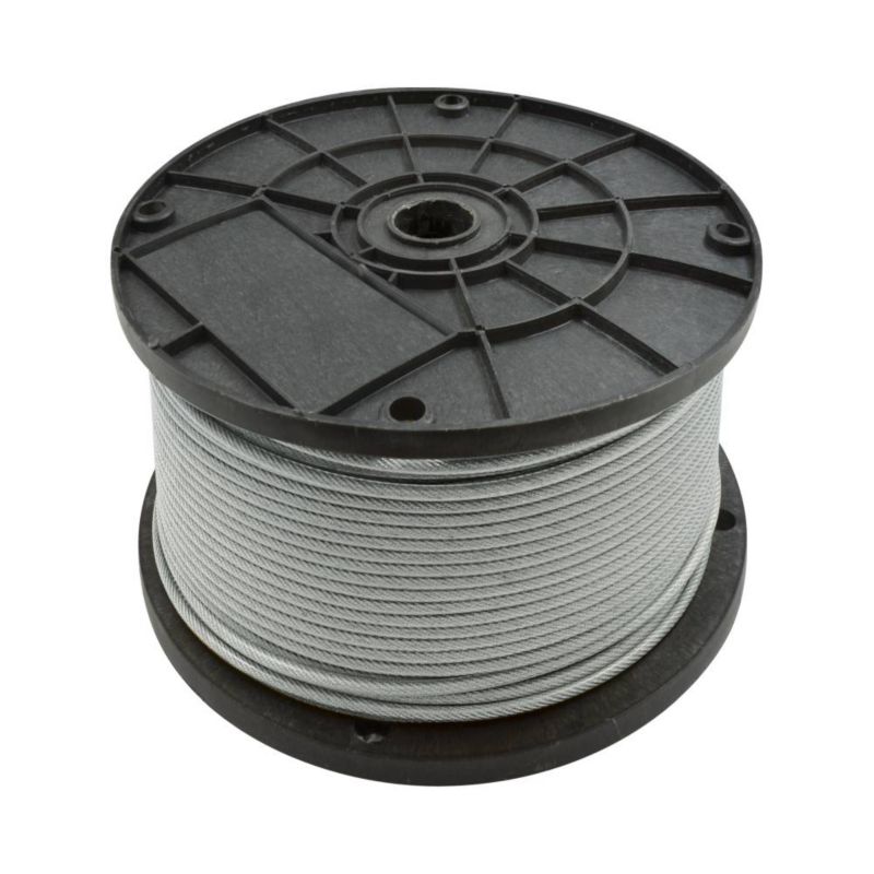 Lina stalowa ocynkowana Stahl PCV konstrukcja 6x7 4 mm x 1 mb