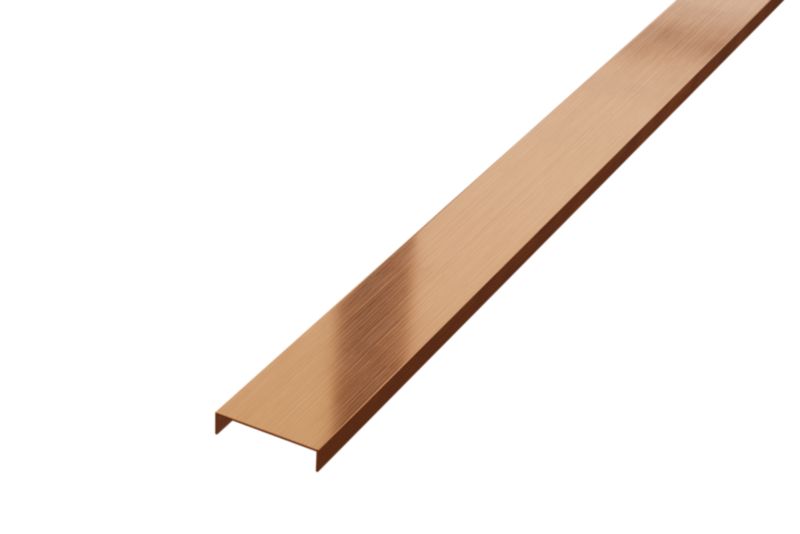 Profil metalowy rektyfikowany U Lambro miedziany matowy 4cm x 270cm 1 szt.