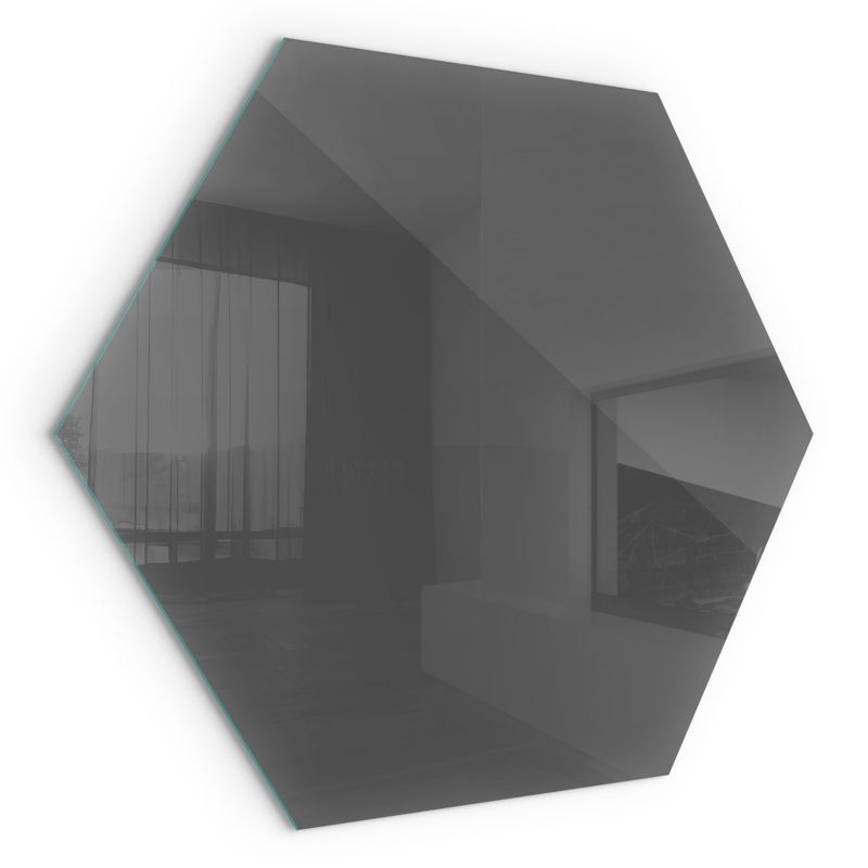 Podkładka Szklana Wallfluent h40 cm Ochrona Podłogi przed Kominkiem Kolor Szaro-brązowy 1 szt.