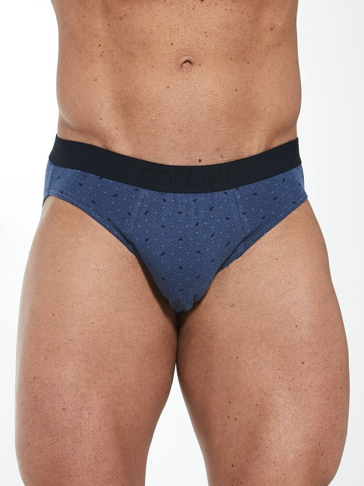 Slipy Męskie z szeroką gumą High Emotion | Cornette | HE 507/31 | Jeans