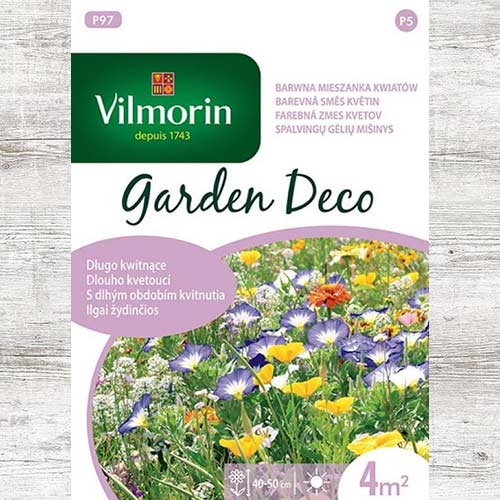 1 szt, Mieszanki kwiatów długo kwitnące - Nasiona: Ilość w opakowaniu: 8 g