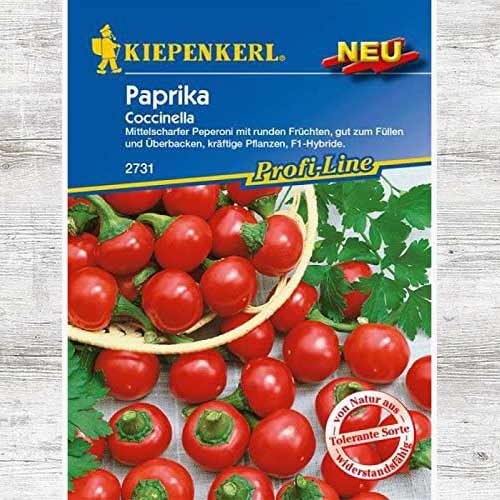 1 szt, Papryka pepperoni Coccinella F1 - Nasiona: Ilość w opakowaniu: 1 opak
