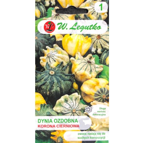1 szt, Dynia ozdobna Korona Cierniowa, mix - Nasiona: Ilość w opakowaniu: 1 g