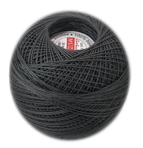 kordonek MUZA 10 kol. 1408 / popielaty