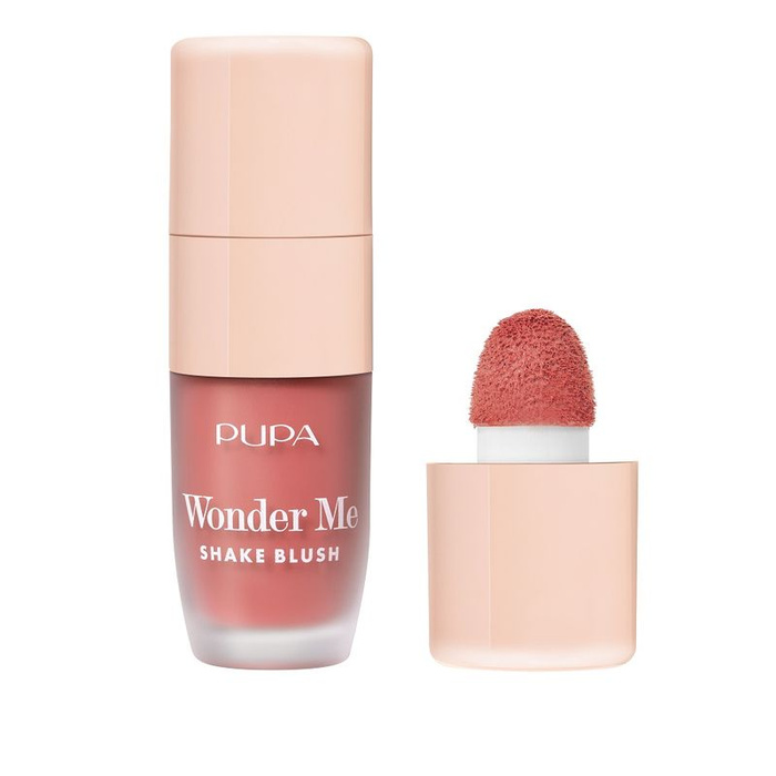 PUPA Milano Wonder Me Shake Blush Róż do policzków w płynie 002 Pink Mojito, 5,5ml