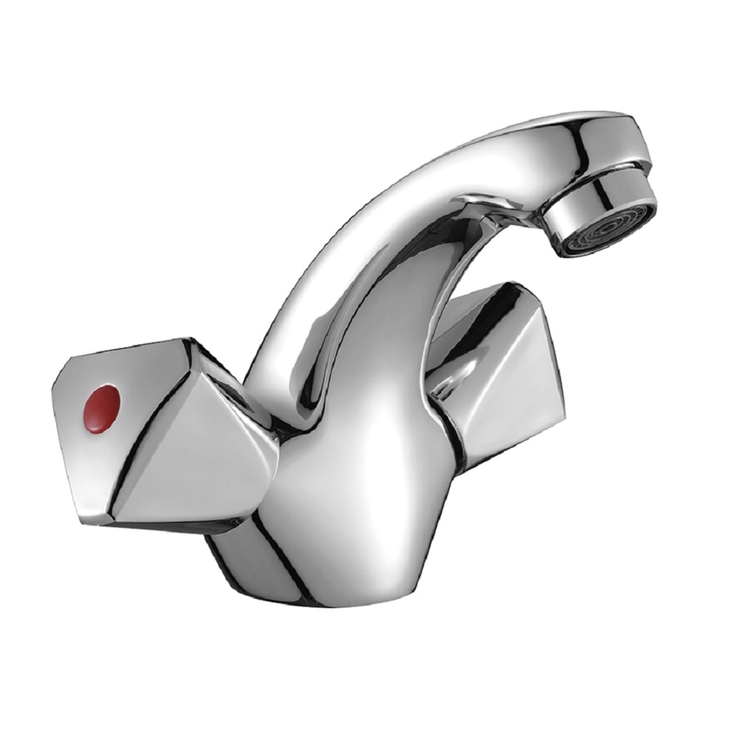 Kuchinox Bateria umywalkowa dwuuchwytowa Norm chrom