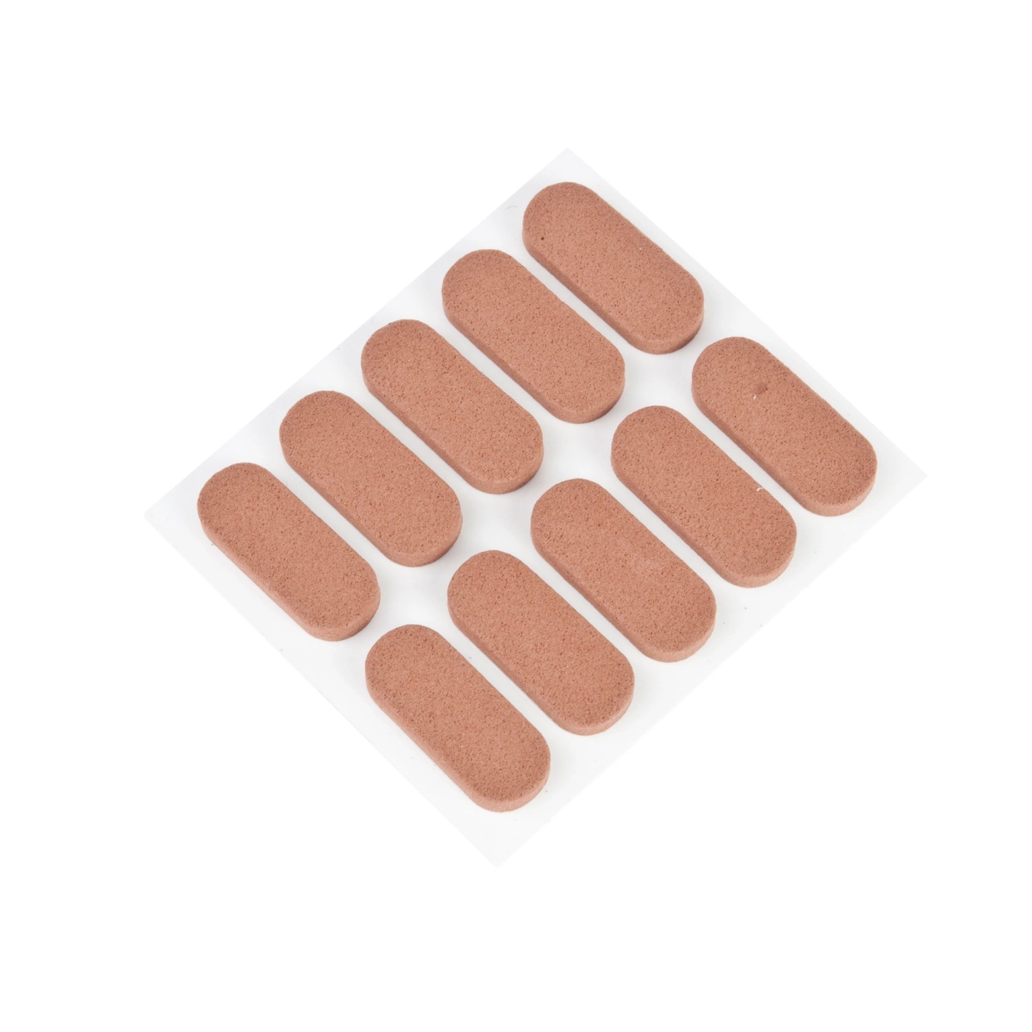 Hettich Odbojnik drzwiowy brązowy 20 mm x 8 mm x 3 / 6 mm 20 sztuk