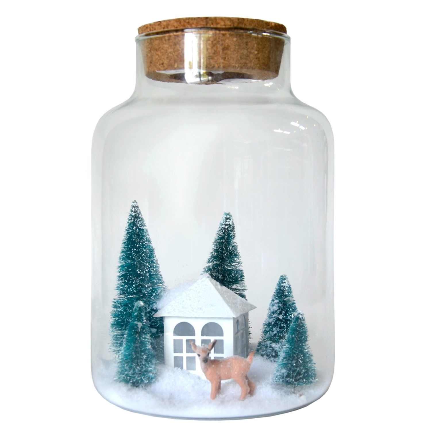 Gotowy zestaw świąteczny w słoiku 26 x 16 cm