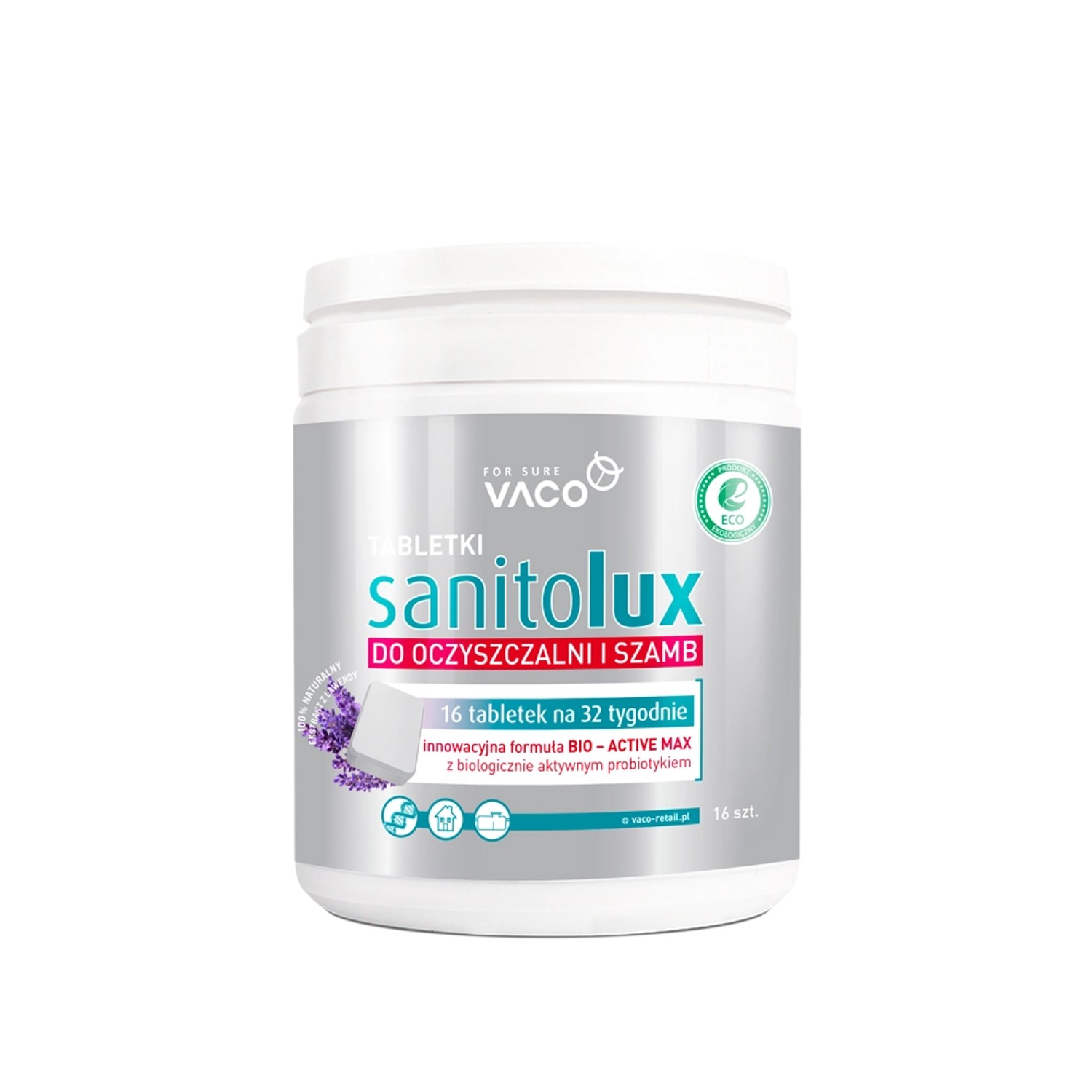 Sanitolux Bio-aktywator do szamb 16 tabl.