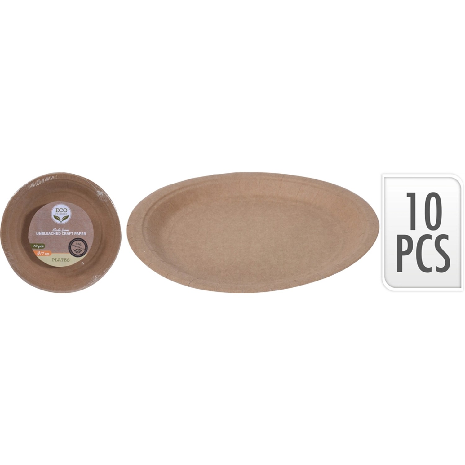 Talerz papierowy 225mm 10szt.