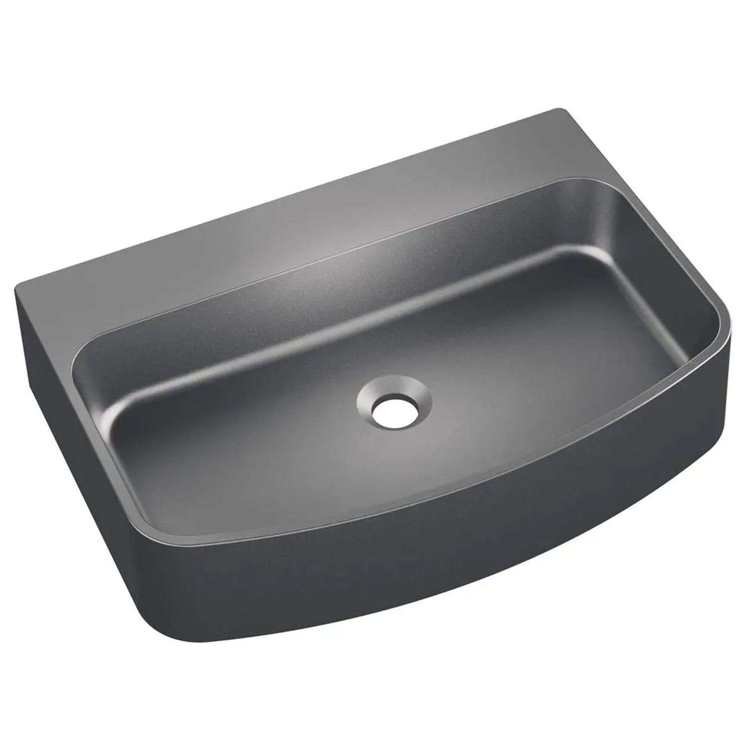 Axis Umywalka MOLAT 60 nablatowa granitowa grafitowy