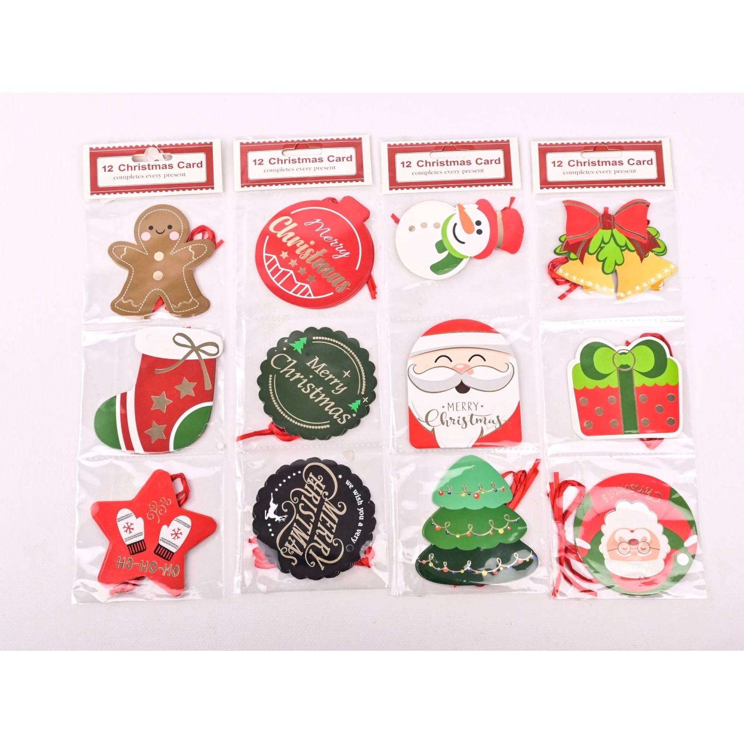 Zawieszki na prezenty 12 szt. mix wzorów