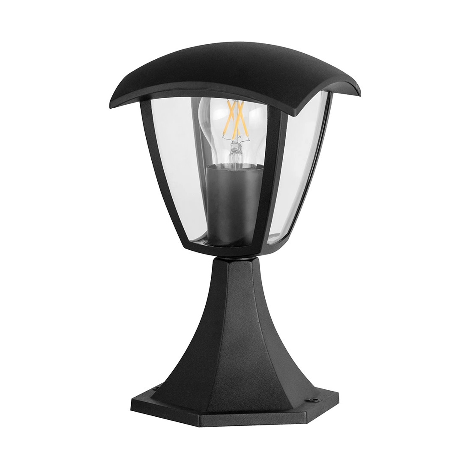 Lampa ogrodowa IGMA 1xE27 12W wys. 29,5 cm czarna