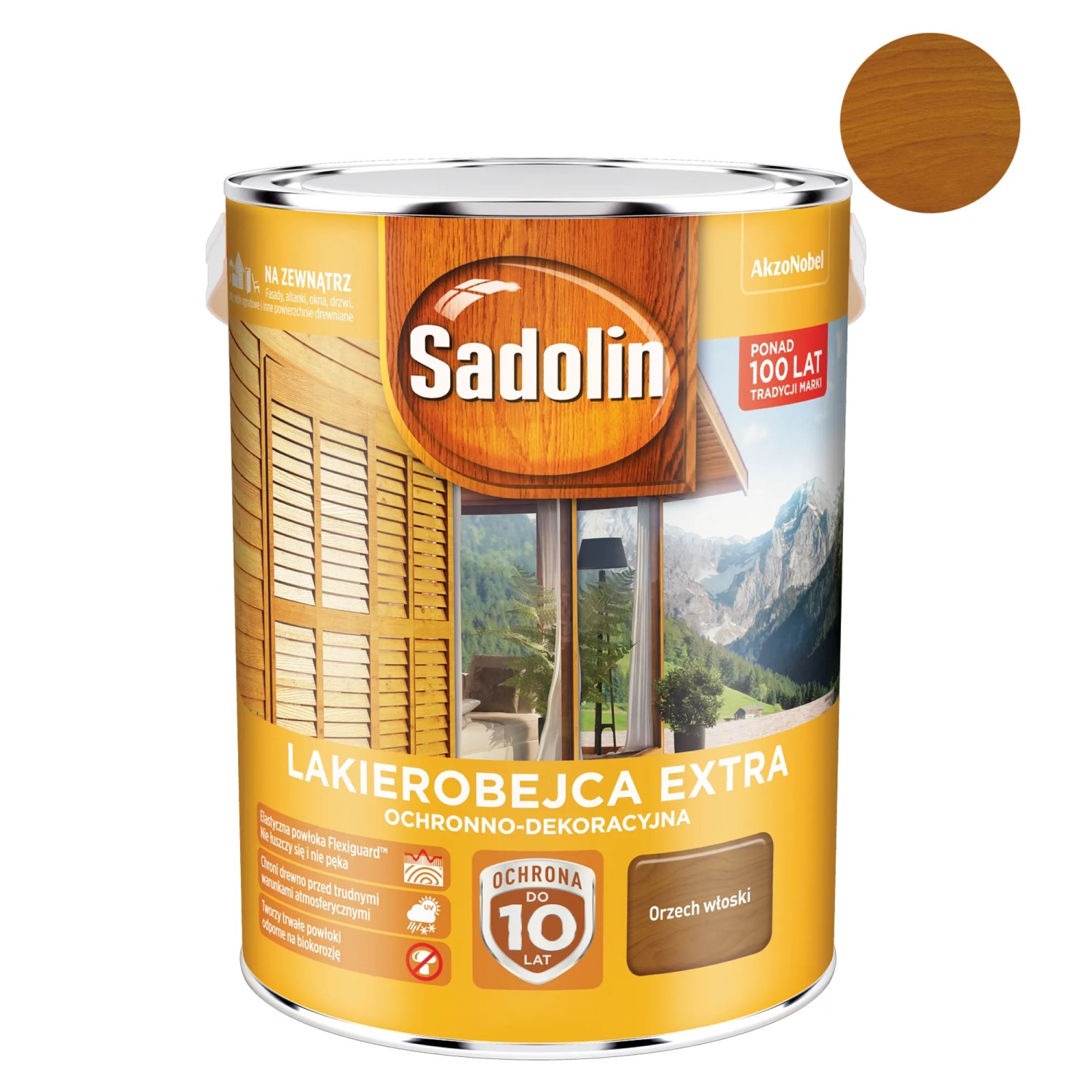 Sadolin Lakierobejca Extra orzech włoski 5 l