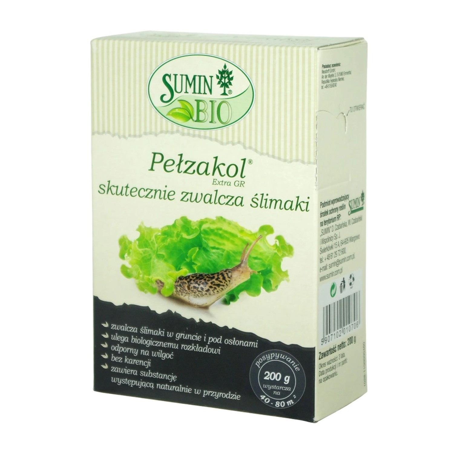Pełzakol BIO granulat - 200 g.