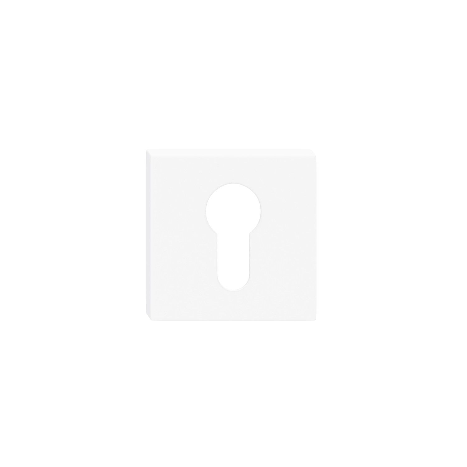 Metal-Bud Rozeta kwadratowa Q na wkładkę biała