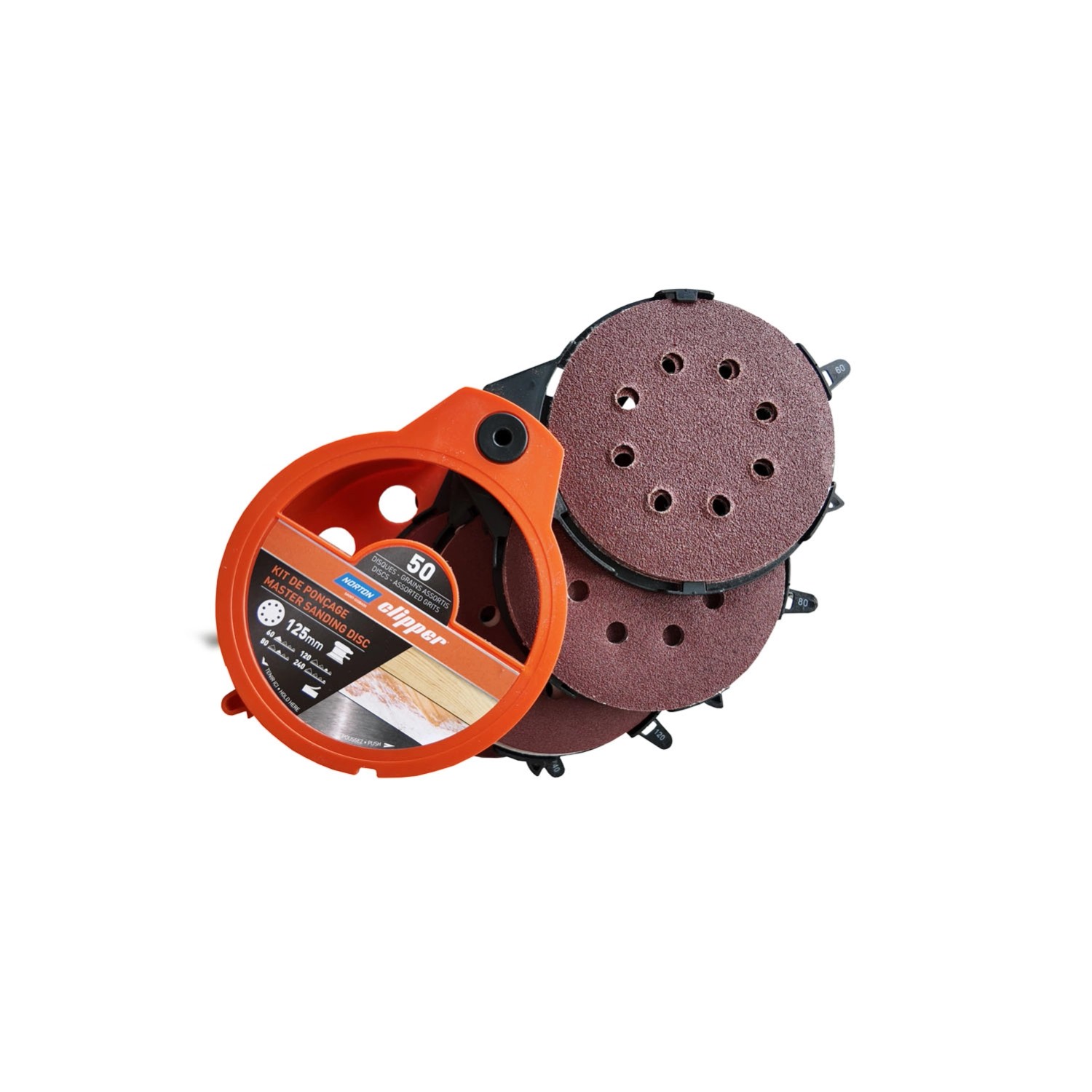 Norton Clipper Krążek do szlifowania 125 mm - 50 szt.